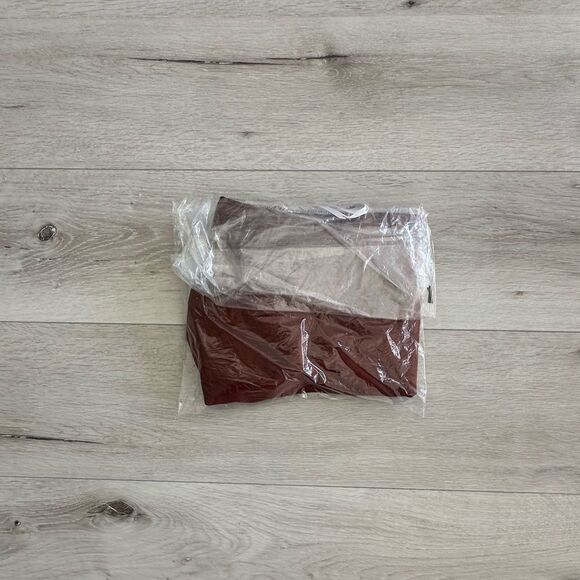 Lulus Easy Stunner Off-the-Shoulder Long Sleeve Bodysuit Cognac L NWT IN PKG - Picture 9 of 9